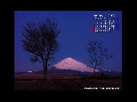 2008年1月富士山カレンダー