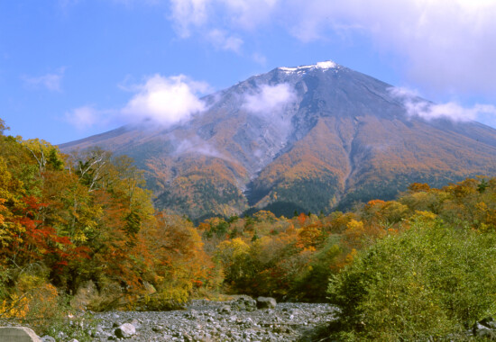 秋口の大沢崩